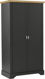 Toledo 2 Door Wardrobe Grey Oak Effect
