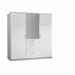 Aachen - White T12618 3 Door Wardrobe
