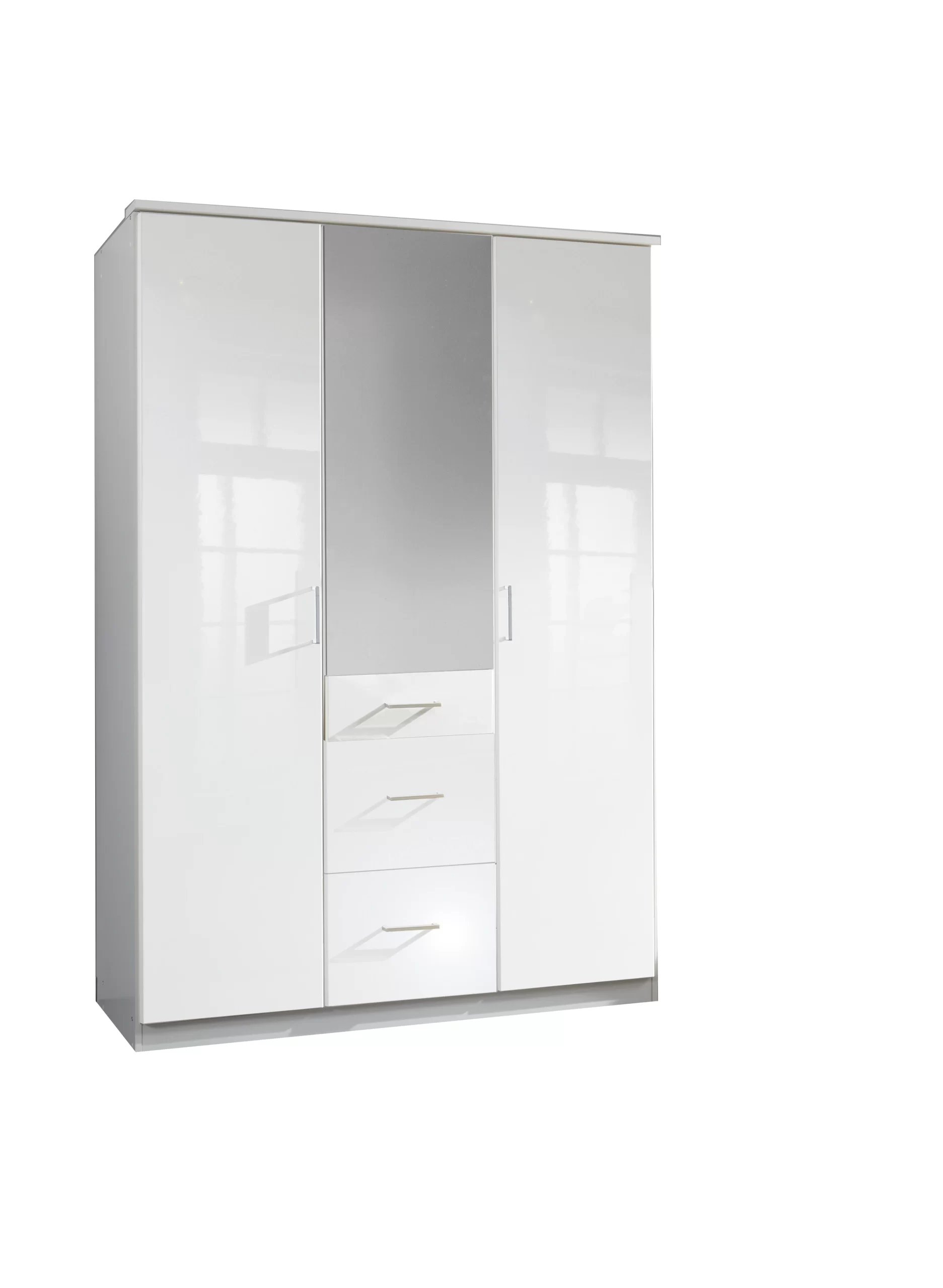 113-1752960771-687c0f03aeea0-w-main.webp Clack - White And white Gloss 3 Door wardrobe - Image 1