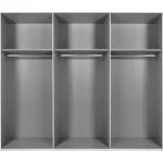 Bergen - White and Oak Sliding 270cm wardrobe - Image 2