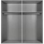 Ernie - hickory oak 225cm sliding wardrobe