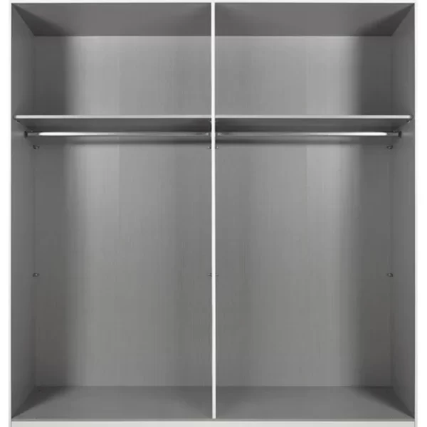 Ernie - hickory oak 225cm sliding wardrobe