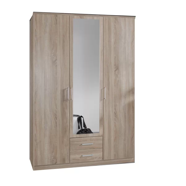 Osaka 112484 3 Door 2 Drawer +Mirror oak