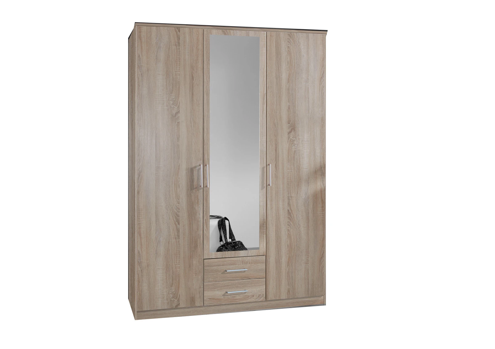 13-1753046506-687d5dead8e1d-w-main.webp Osaka 112484 3 Door 2 Drawer +Mirror oak - Image 1