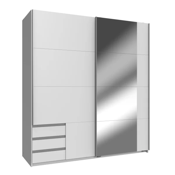 Emden - white 2 door sliding