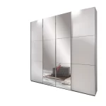 Escape 350 - WHITE 4 door sliding wardrobe