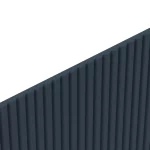 Berlin 2 Door Dark Grey 100CM sliding wardrobe - Image 3
