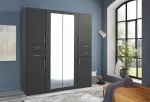 Vegas - Graphite 4 DOOR Wardrobe