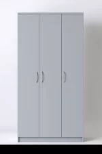 venice - grey 3 Door wardrobe