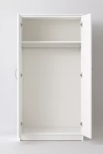 venice - white 2 door wardrobe - Image 3