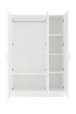 venice - white 3 Door wardrobe - Image 4