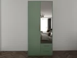 Swindon Green 2 Door Wardrobe - Image 3