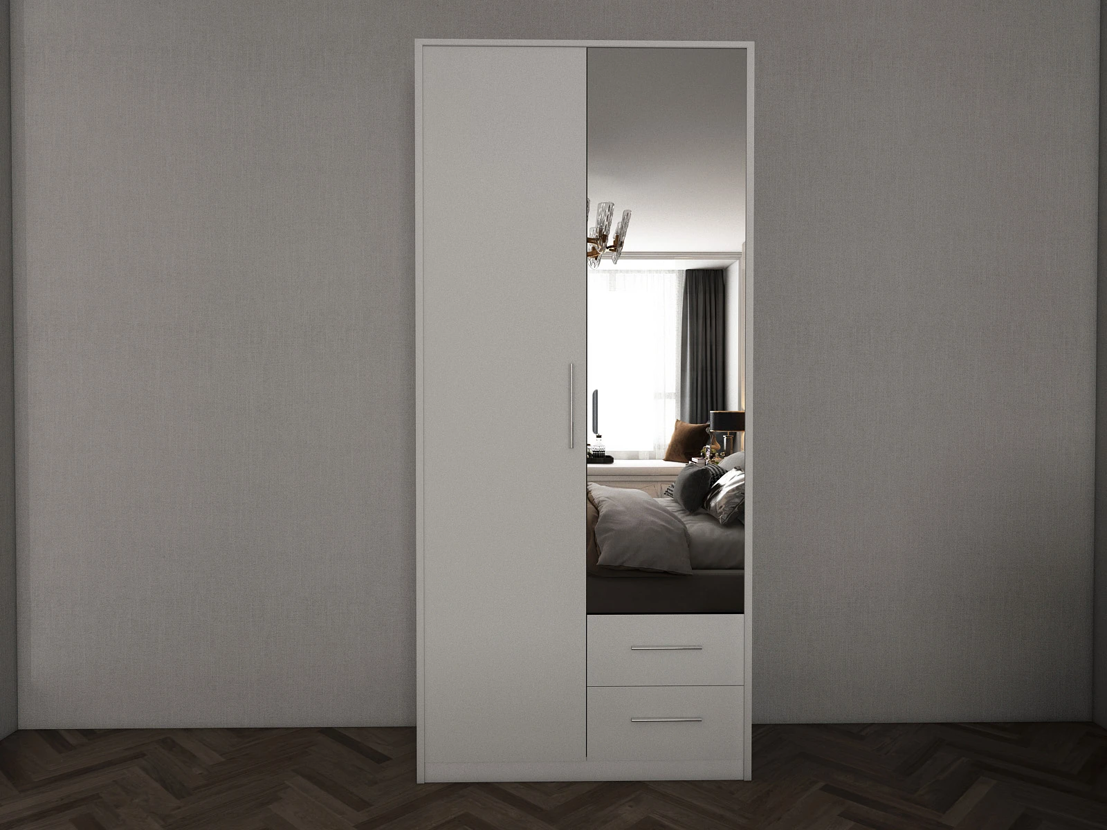 178-1752870578-687aaeb211a4a-w-main.webp swindon white 2 Door wardrobe - Image 1