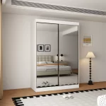 Oracle 2 Door Full Mirror 150CM  sliding wardrobe - Image 6
