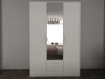 swindon white 3 Door  135cm wardrobe