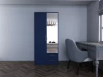 Swindon Blue 2 Door Wardrobe - Image 4