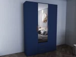 SwindonBlue 3 Door 135cm Wardrobe - Image 3