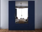 Swindon Blue 4 Door 180cm Wardrobe