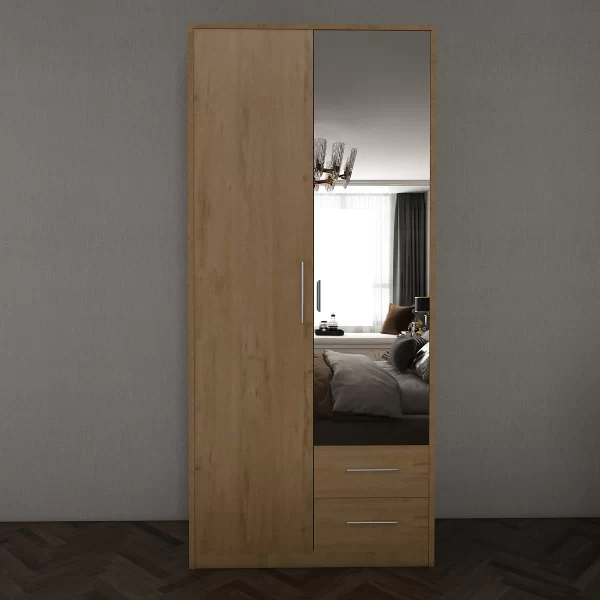 Swindon oak 2 Door Wardrobe
