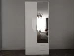 Swindon Gloss White 2 Door Wardrobe