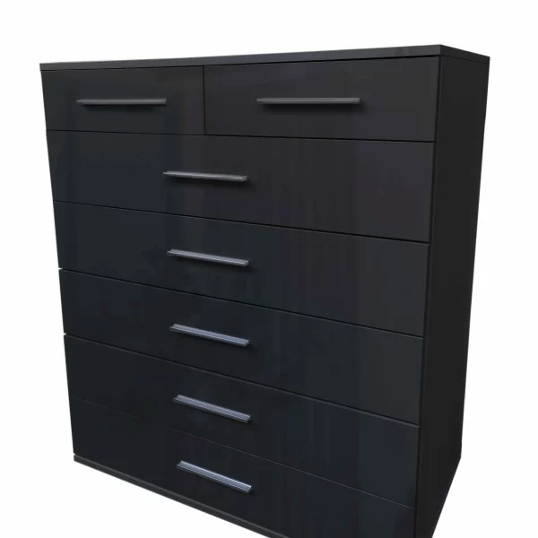 swindon Gloss Black 5+2 Chest