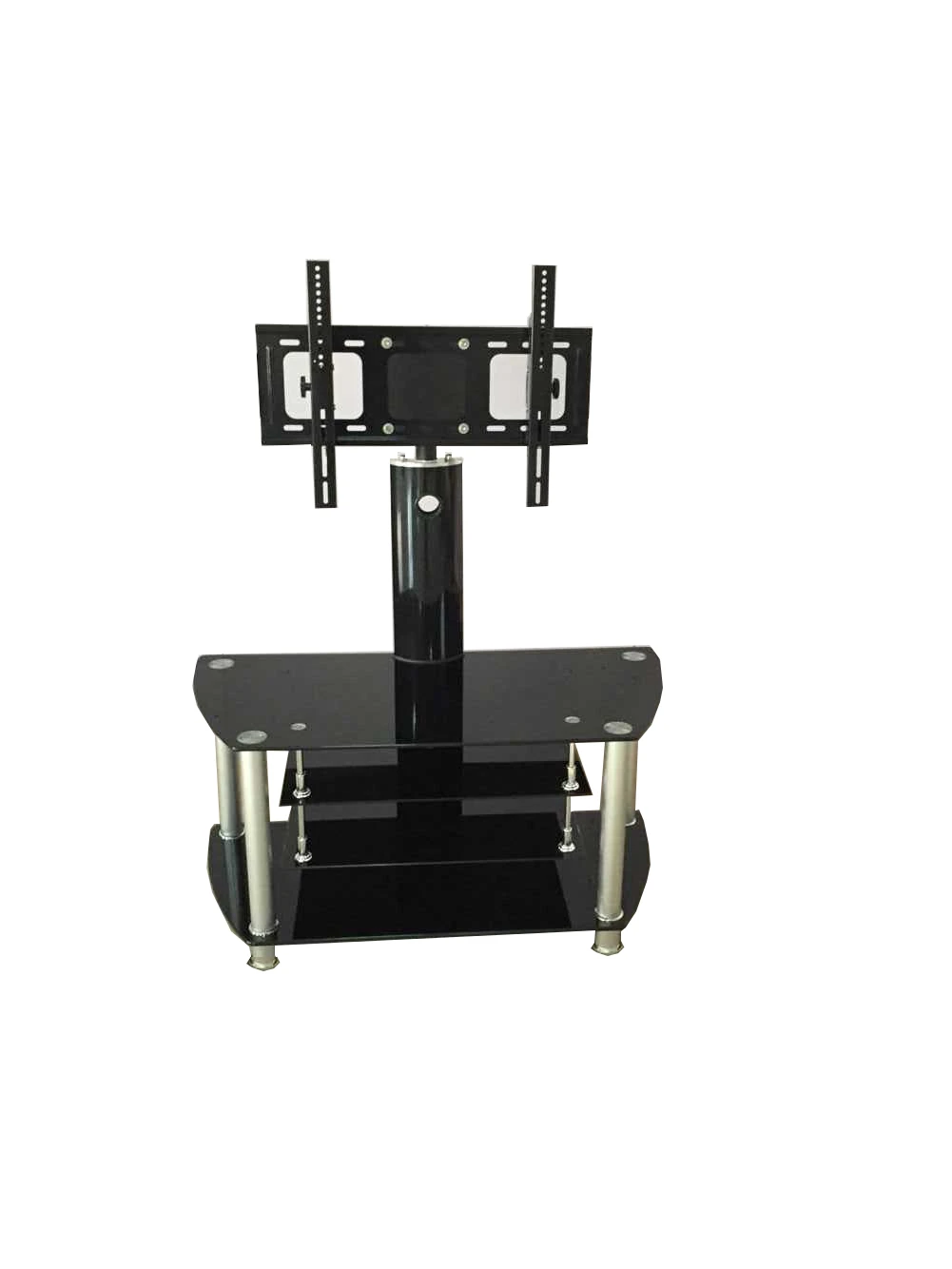 219-1751563938-6866bea289314-w-main.webp Crown Ts12082A TV STAND WITH LCD BRACKET AND 4 BLACK GLASS SHELVES - Image 1