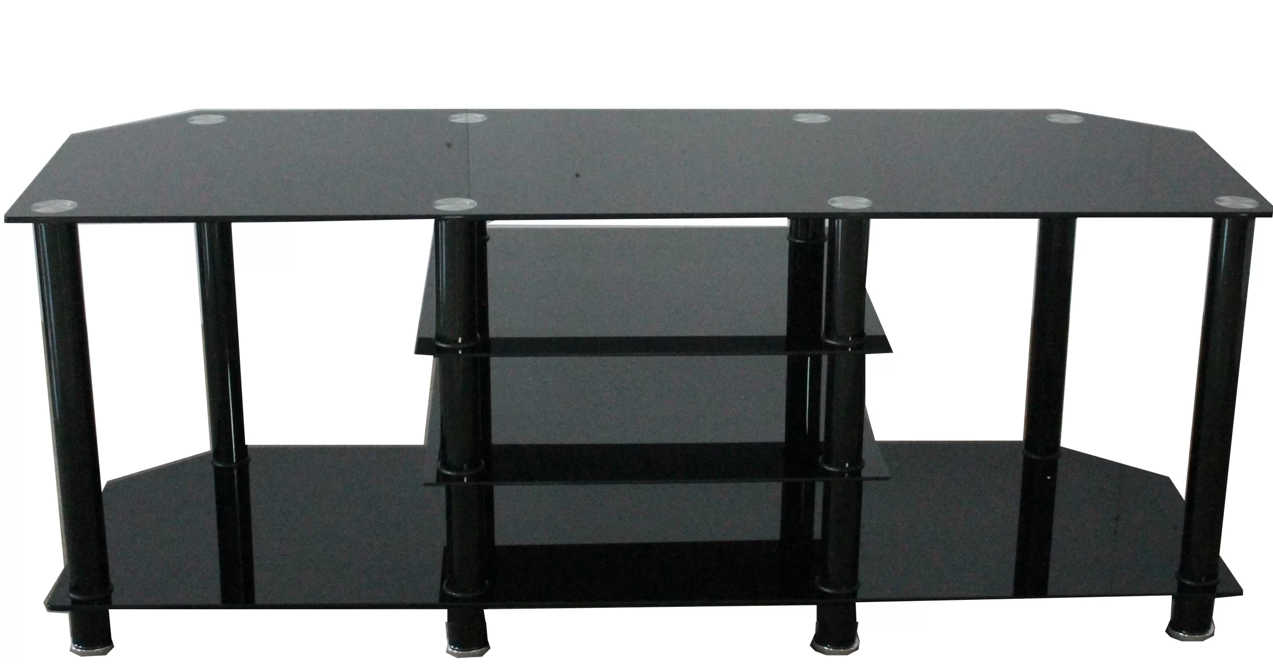 226-1751567447-6866cc57b7b5d-w-main.webp berlin ts12037a large black glass tv stand - Image 1