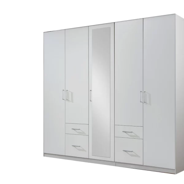 Fly 5 door 1 Mirror 4 drawer White 406572