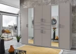Dillingen grey 6 Door wardrobe - Image 3