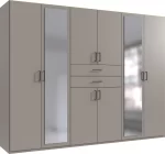 Dillingen grey 6 Door wardrobe