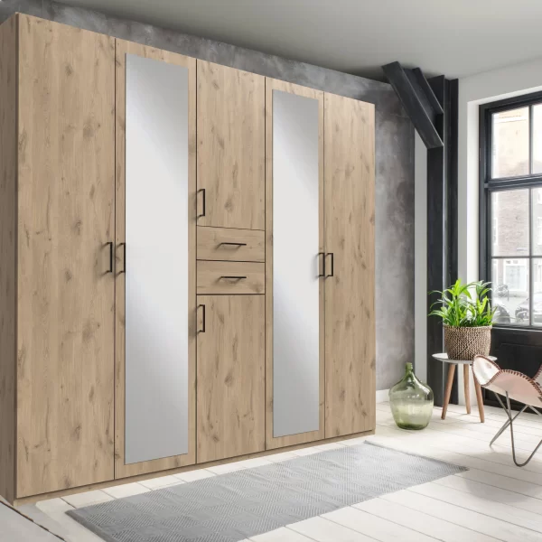 Dillingen 5 Door wardrobe viking Oak
