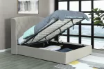 Mayfair Double size Silver Bed Frame with led lights
