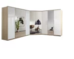 GAMMA  111 -543 Corner Oak and Mirror wardrobe - Image 2