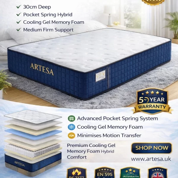 Artesa Royal Double Mattress – Tight Top Firm Support