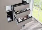 saigon 270cm Sliding Wardrobe grey - Image 3
