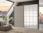 Aalst 180 cm sliding wardrobe Sahara Grey