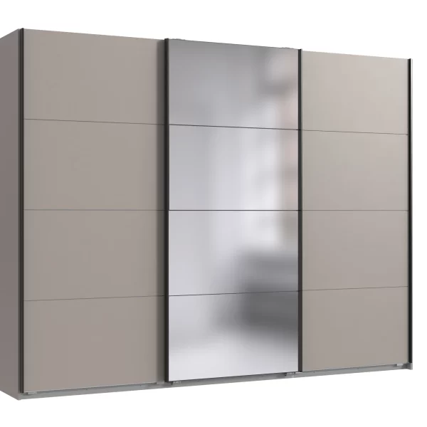 Aalst 270 cm sliding wardrobe Sahara Grey