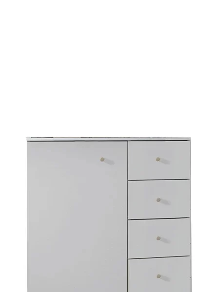 BergenCombi chest white 1 door 4 drawer