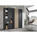 Nadije 2 Door  3 drawer Manufactured Wood Wardrobe - Image 7