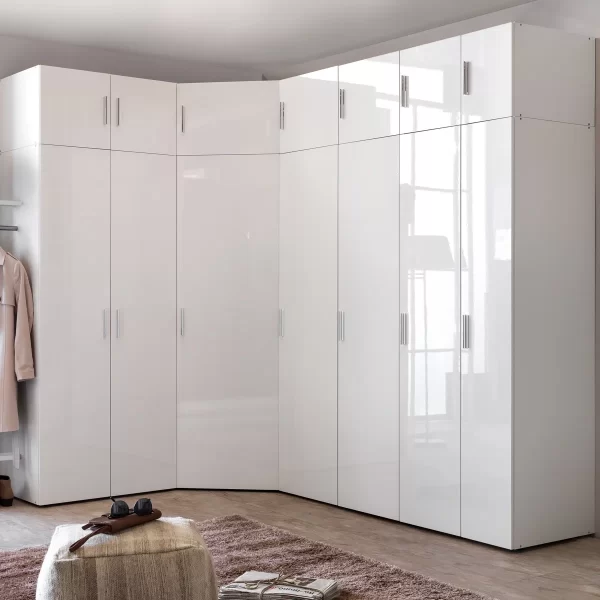 Thorgund top box 80cm Wide Clothes Storage System for corner
