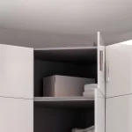 Thorgund top box 80cm Wide Clothes Storage System for corner - Image 3