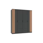 Nameer 4 Door Manufactured Wood Wardrobe