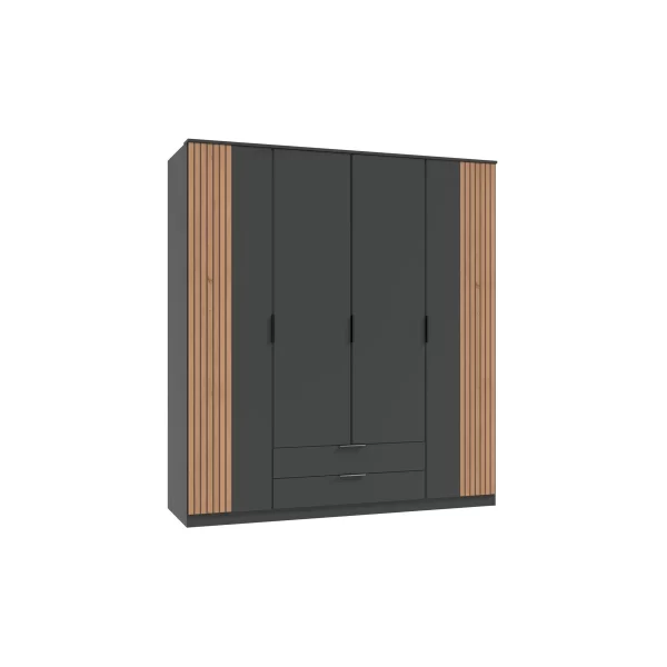 Nameer 4 Door Manufactured Wood Wardrobe