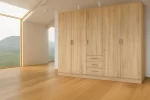 venice 5 Door 3 Drawer oak wardrobe