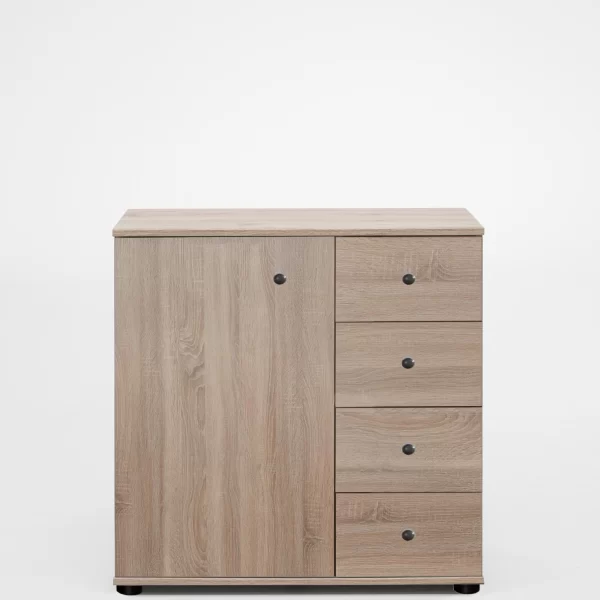 Chalet - oak combi chest of Drawer+1 Door 955710