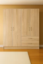 venice - oak 4 Door wardrobe