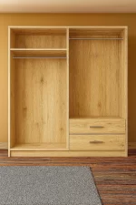 venice - oak 4 Door wardrobe - Image 2