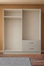 venice - Grey 4 Door wardrobe - Image 2
