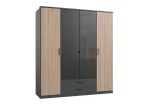 Fulda 4 Door 2 drawer and Glass door