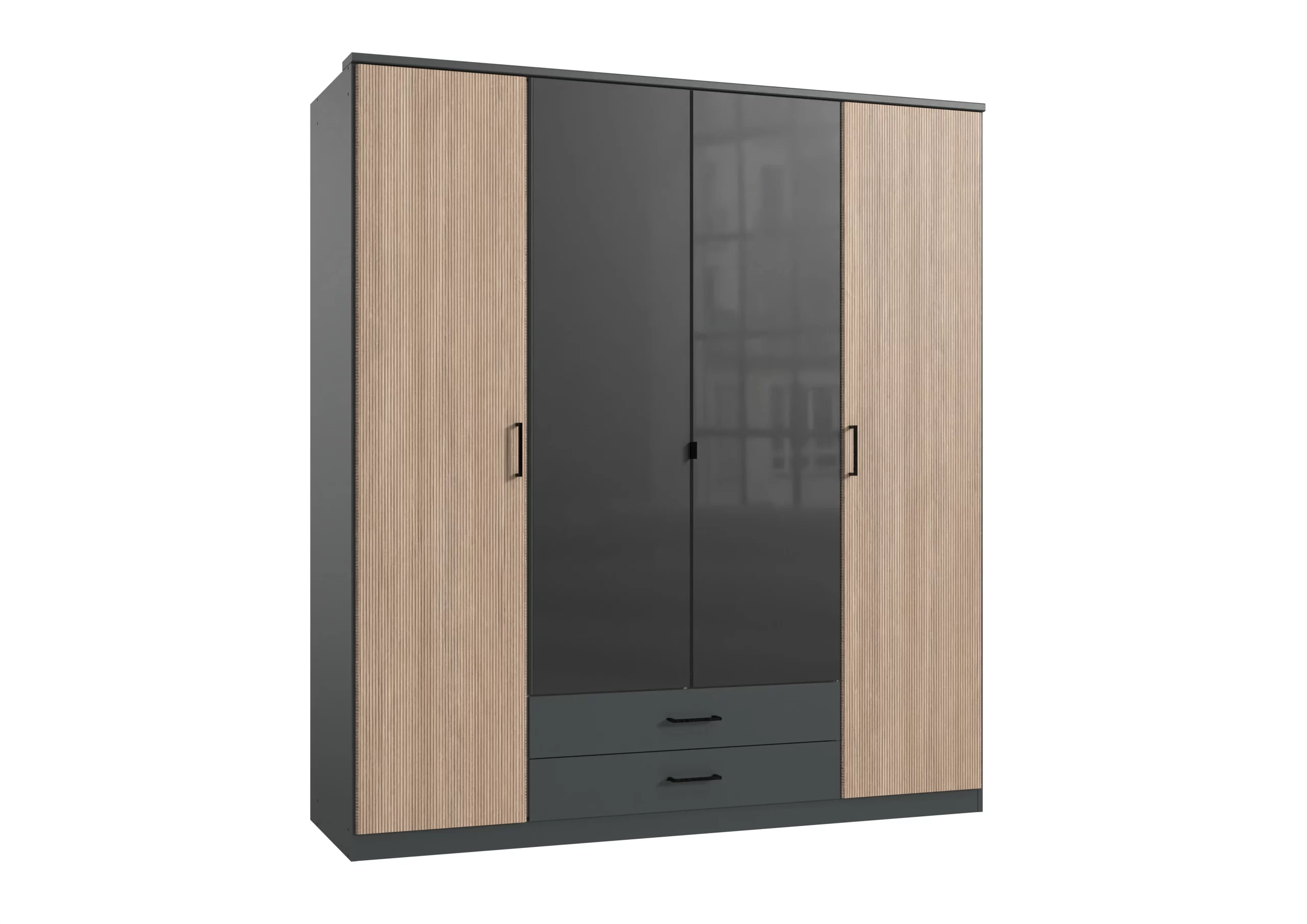 356-1769446144-69779b00b3ae7-w-main.webp Fulda 4 Door 2 drawer and Glass door - Image 1